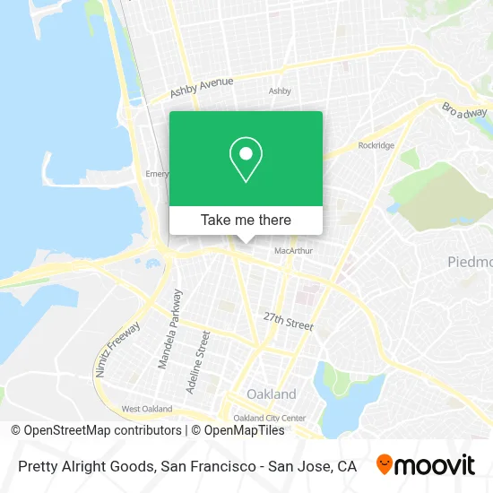 Pretty Alright Goods map