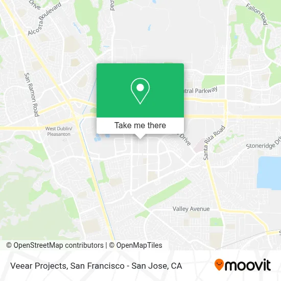 Veear Projects map