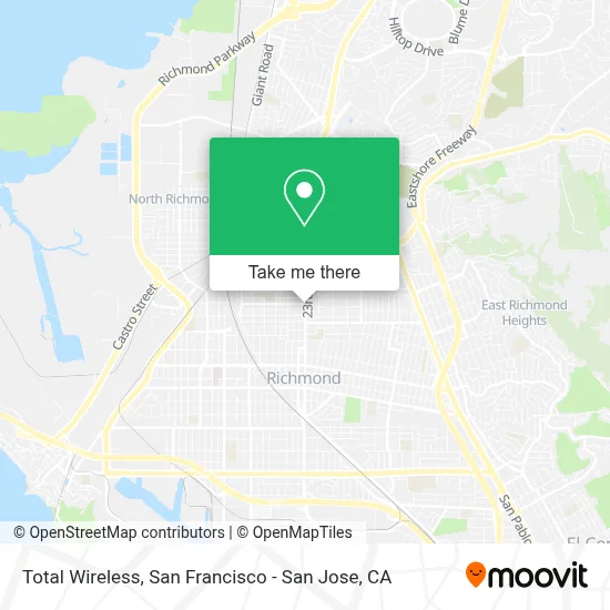 Total Wireless map