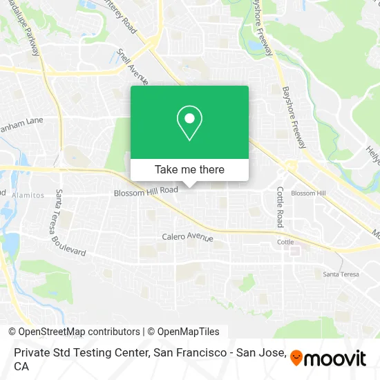 Private Std Testing Center map