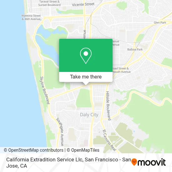 California Extradition Service Llc map