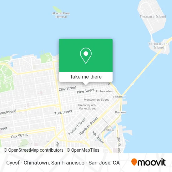 Cycsf - Chinatown map