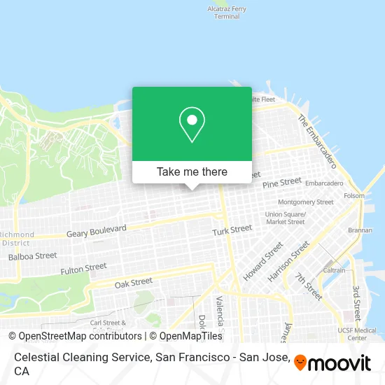 Celestial Cleaning Service map