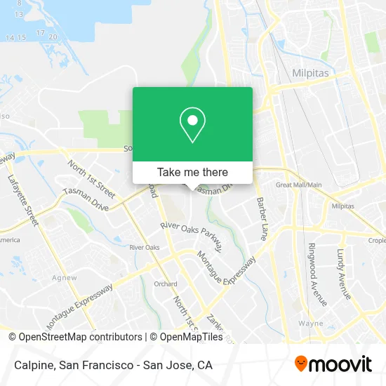 Calpine map