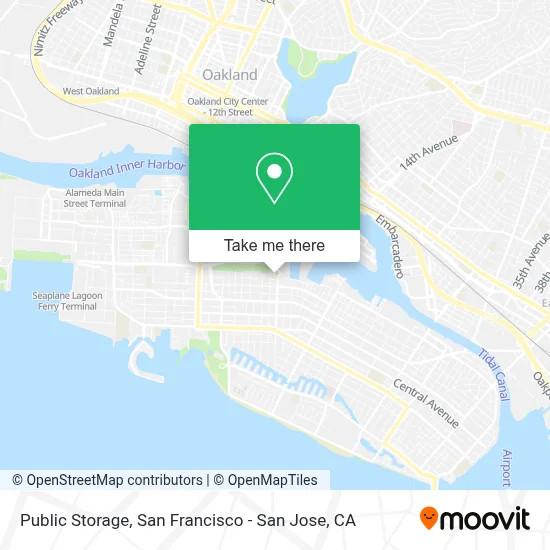 Public Storage map
