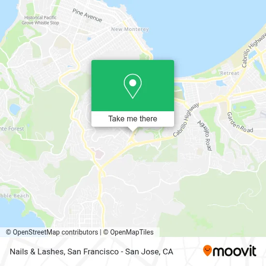 Nails & Lashes map