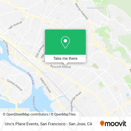 Unc's Place Events map