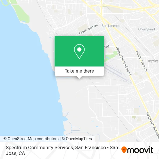Spectrum Community Services map