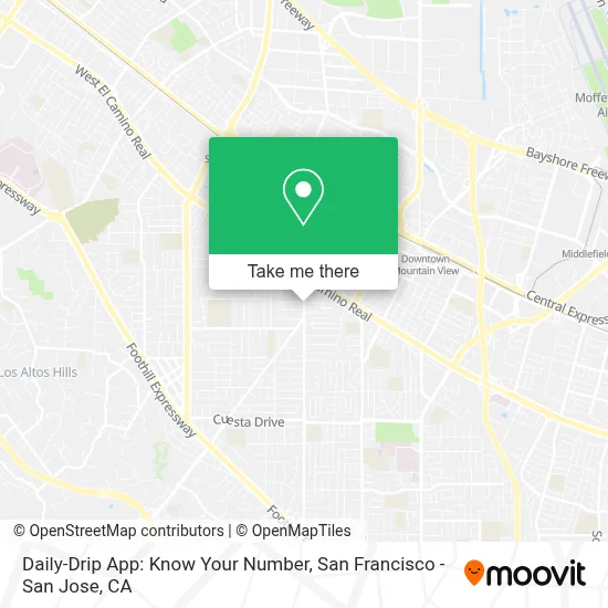 Daily-Drip App: Know Your Number map