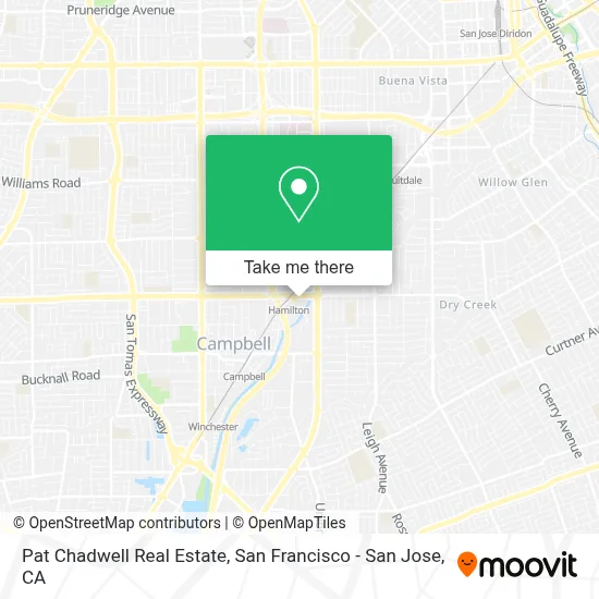 Pat Chadwell Real Estate map