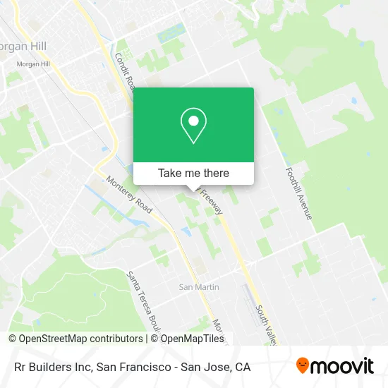 Rr Builders Inc map