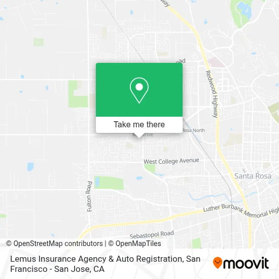 Lemus Insurance Agency & Auto Registration map