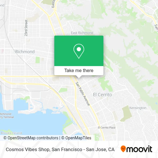 Cosmos Vibes Shop map