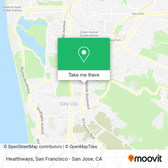 Healthways map