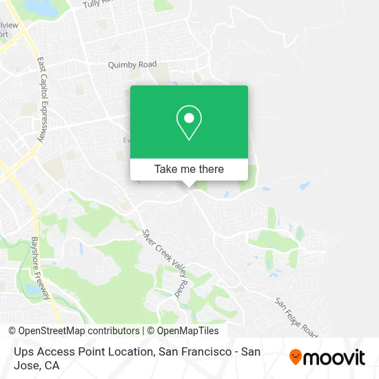 Ups Access Point Location map