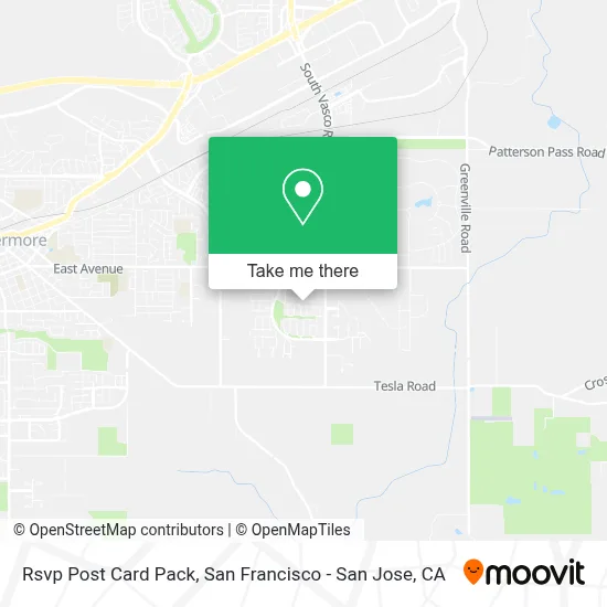 Rsvp Post Card Pack map