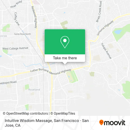 Intuitive Wisdom Massage map