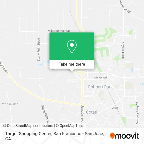 Target Shopping Center map