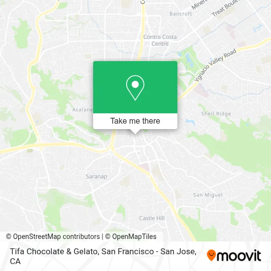 Tifa Chocolate & Gelato map