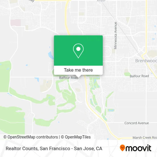 Realtor Counts map