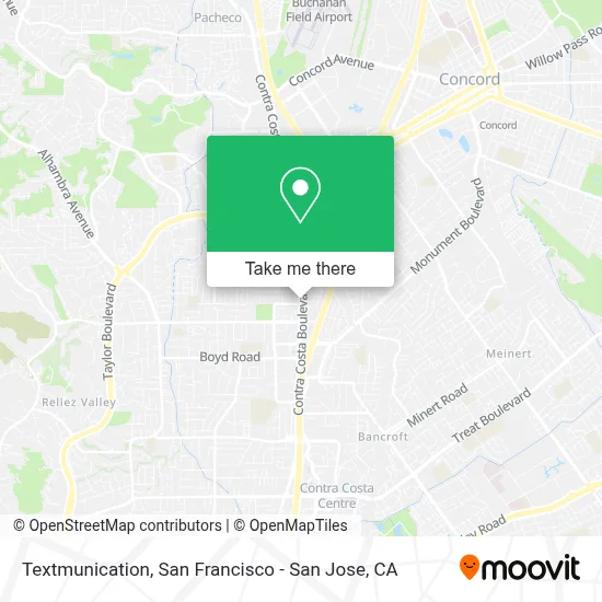 Textmunication map
