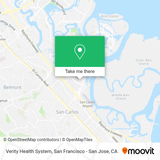 Verity Health System map