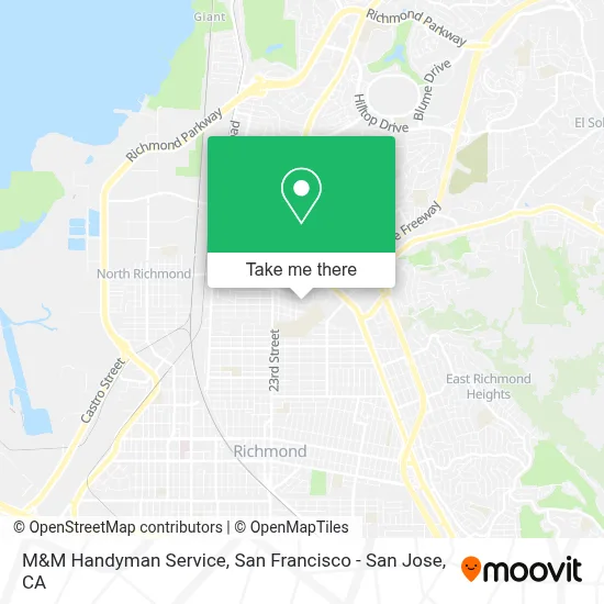 M&M Handyman Service map