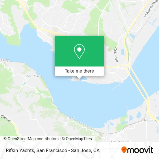 Rifkin Yachts map