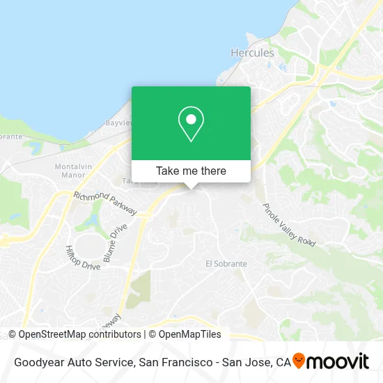 Goodyear Auto Service map