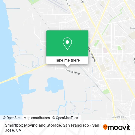 Smartbox Moving and Storage map