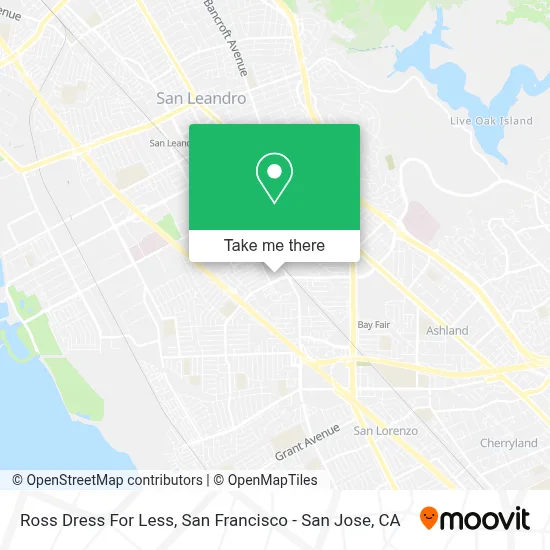 Ross Dress For Less map