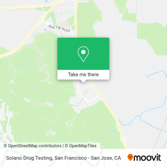 Solano Drug Testing map