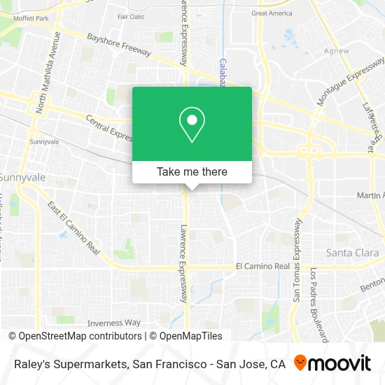 Raley's Supermarkets map