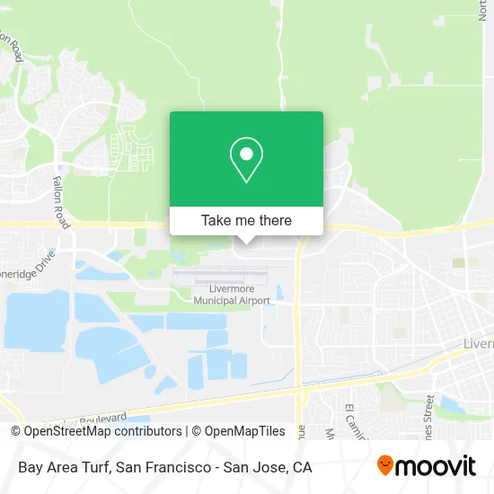 Bay Area Turf map