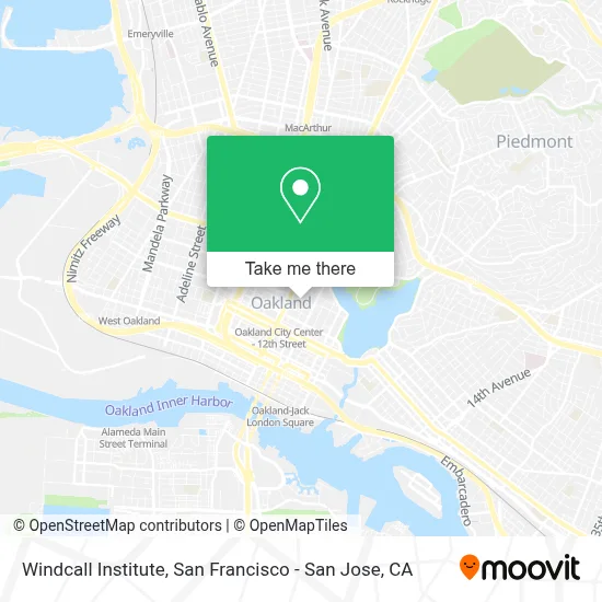 Windcall Institute map