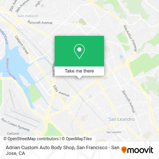Adrian Custom Auto Body Shop map