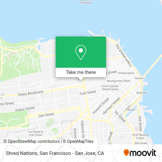 Shred Nations map