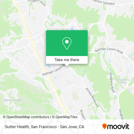 Sutter Health map