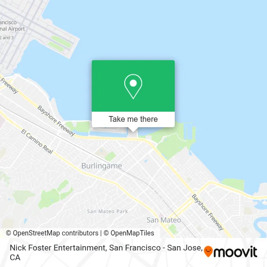 Nick Foster Entertainment map