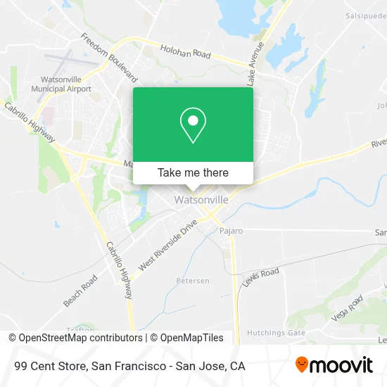 99 Cent Store map
