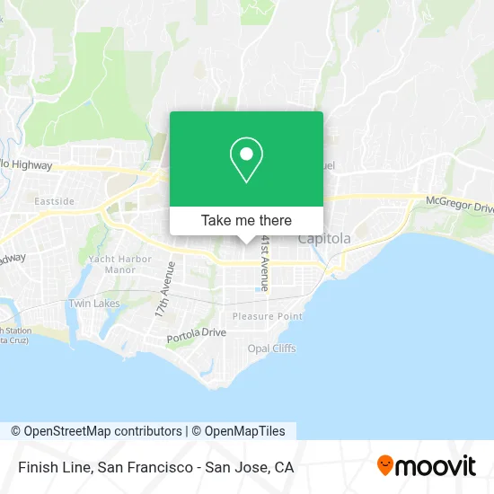 Finish Line map