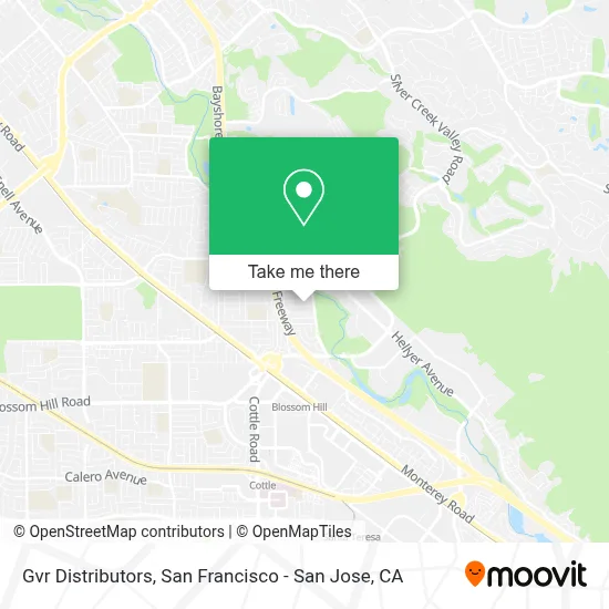 Gvr Distributors map