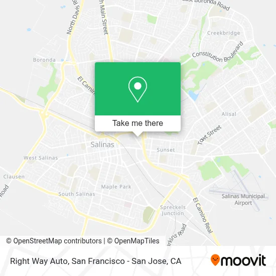 Right Way Auto map