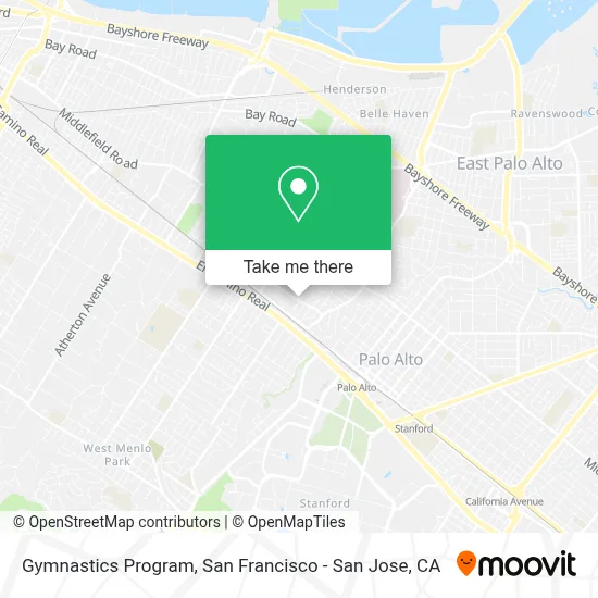 Gymnastics Program map