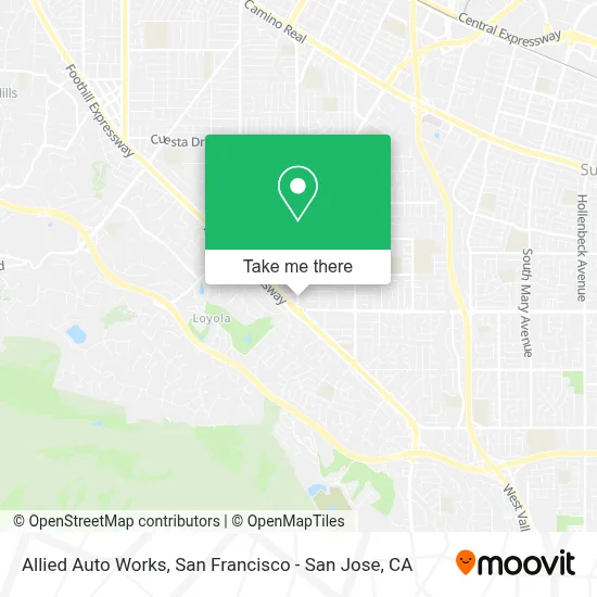 Allied Auto Works map