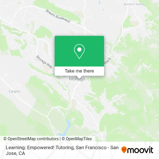 Learning: Empowered! Tutoring map