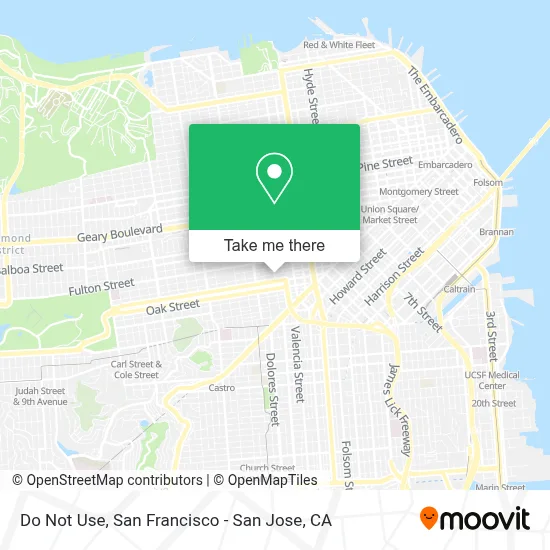 Do Not Use map