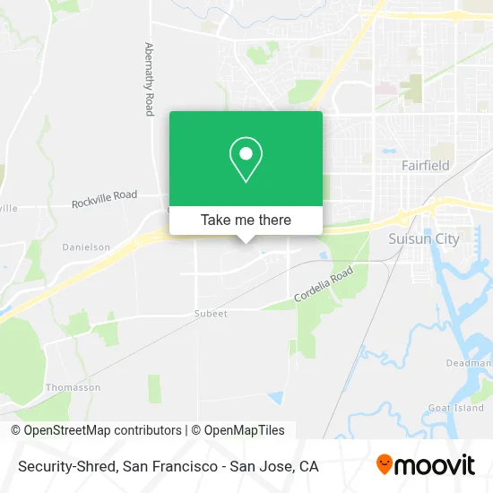 Security-Shred map