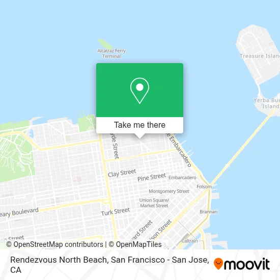 Rendezvous North Beach map
