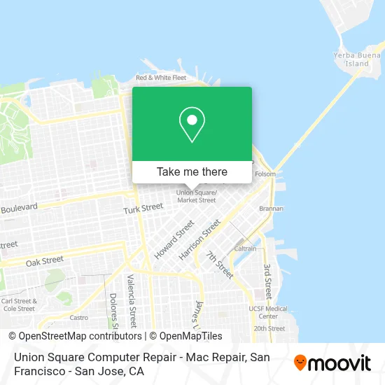Union Square Computer Repair - Mac Repair map